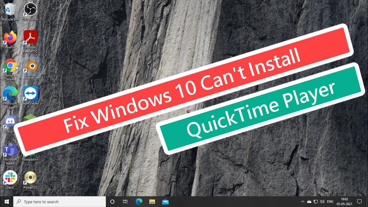 Fix Windows 10 Can&rsquo;t Install QuickTime