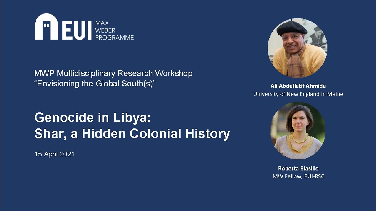 Roberta Biasillo interviews Ali Ahmida on 