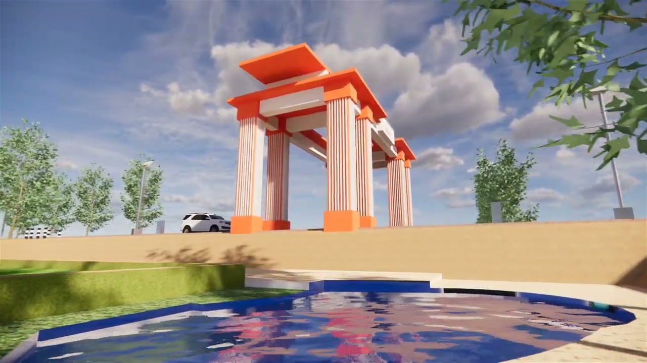 VILLAGE ENTRY GATE - PROPOSED DESIGN