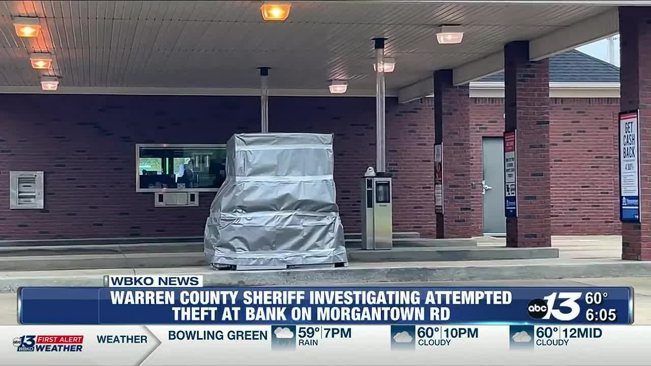 Warren County Sheriff investigating attempted theft at bank on Morgantown Road