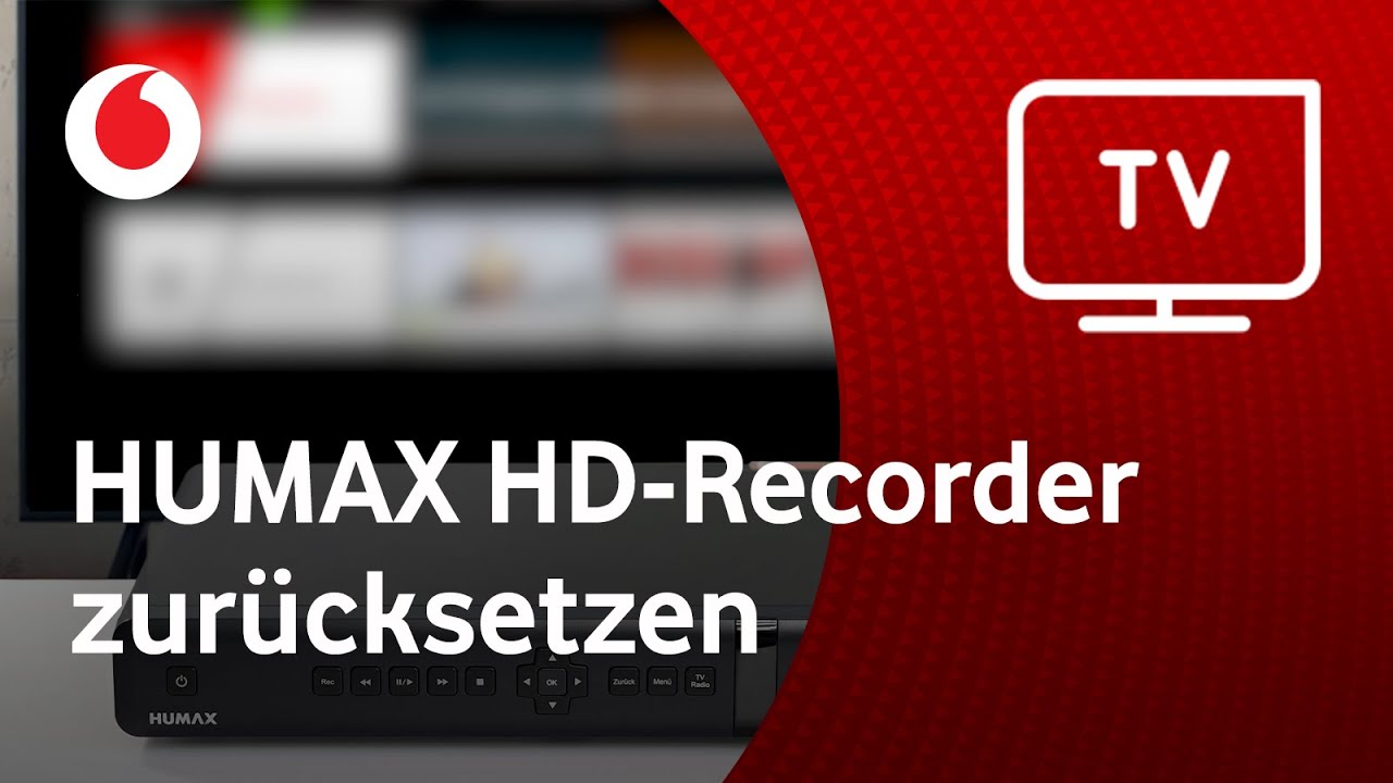 Humax HD-Recorder zurücksetzen | #tvhilfe
