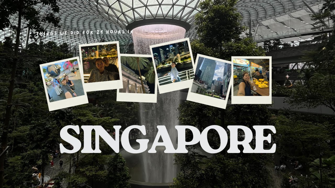 florenz off the map | everything we did in singapore during our 21-hour layover 🇸🇬✈️