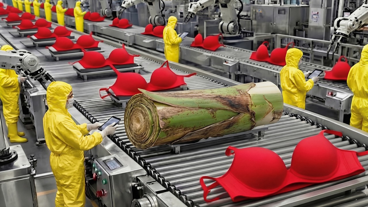 Banana Plant Waste Gets a Second Life as Premium Underwear | Full Process