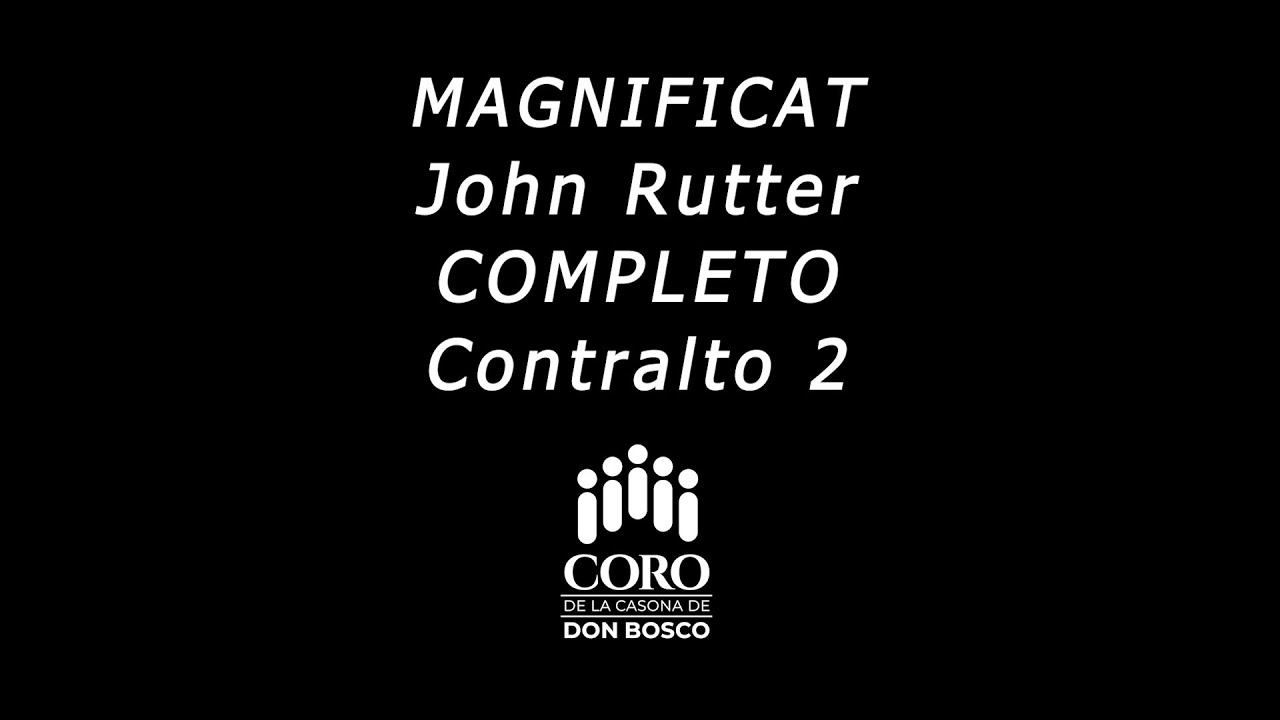 Rutter's Magnificat Complete - Contralto 2 - Bonus Track