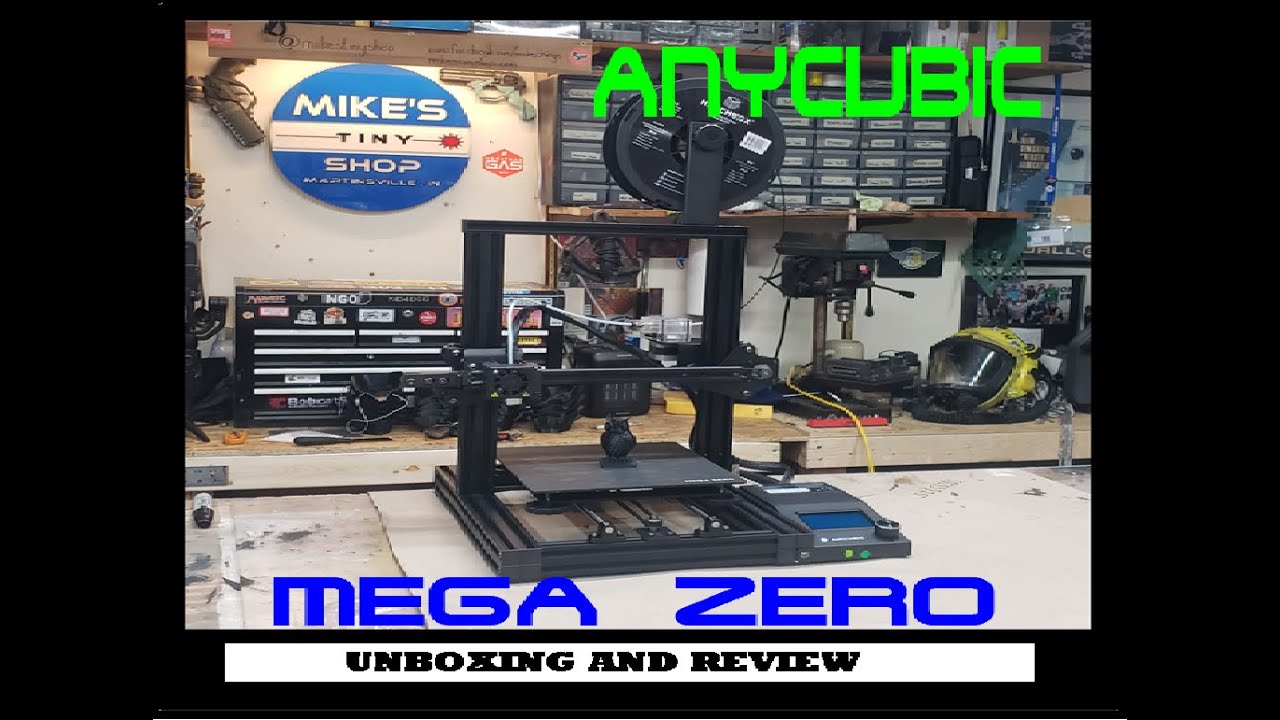 AnyCubic Mega Zero 3D Printer Unboxing and Review