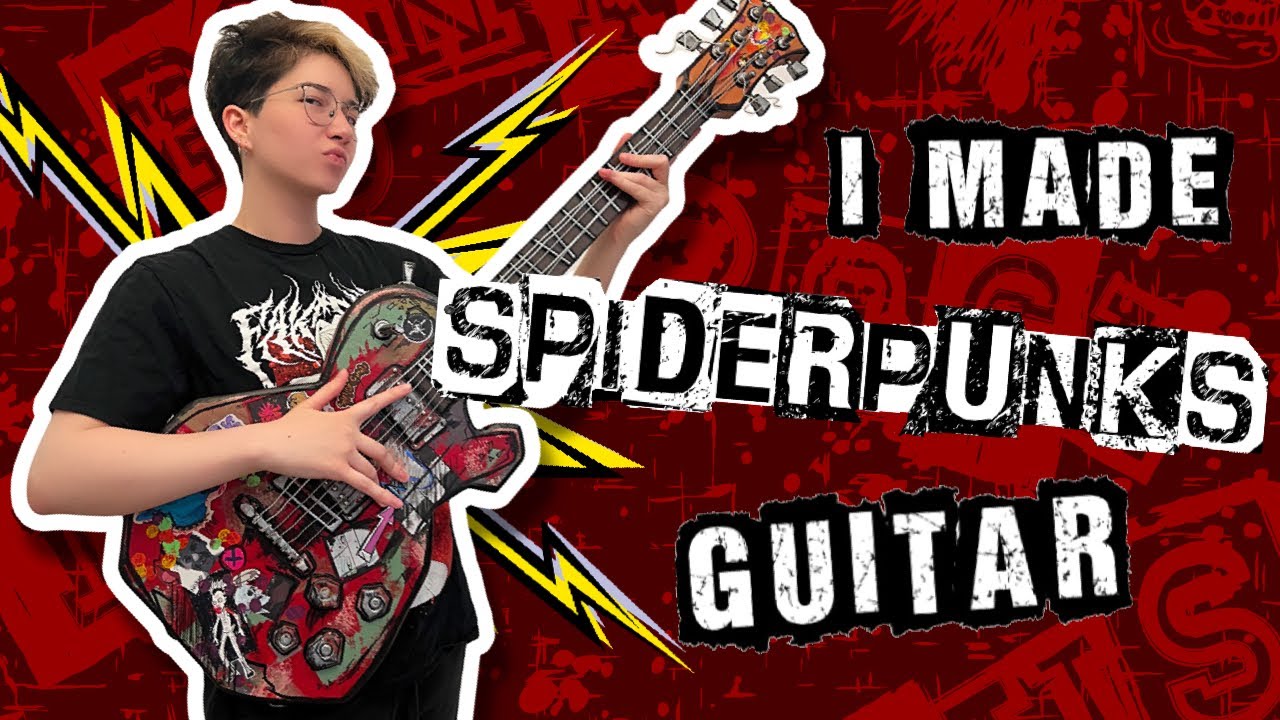 Я сделал гитару Spider-Punks | Косплей-крафт