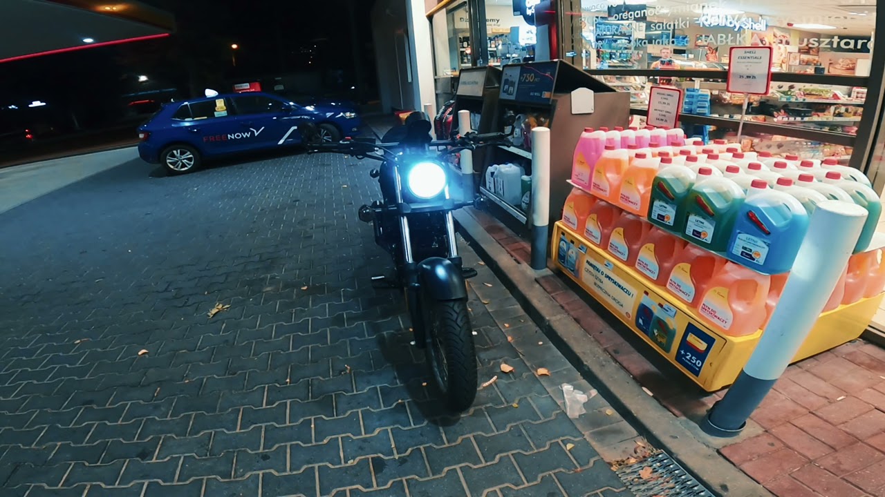 Junak m12 Vintage 125 - wieczorny chill po trójmieście Gdynia - Sopot