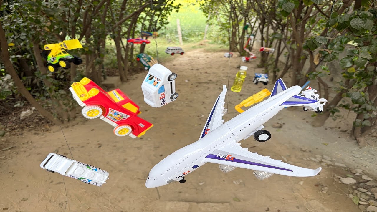Bholu's toys hanged by ghost | Car |Airplane | train / JCB | Tractor | Bubble gun