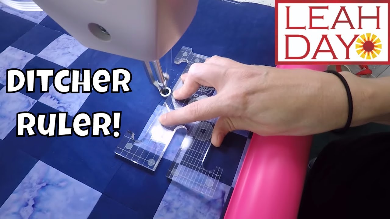 How to Quilt in the Ditch Perfectly with the Ditcher Ruler