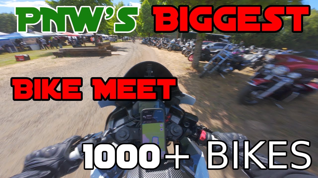 PNW's BIGGEST BIKE MEET (1000+ BIKES/STUNT RIDERS)