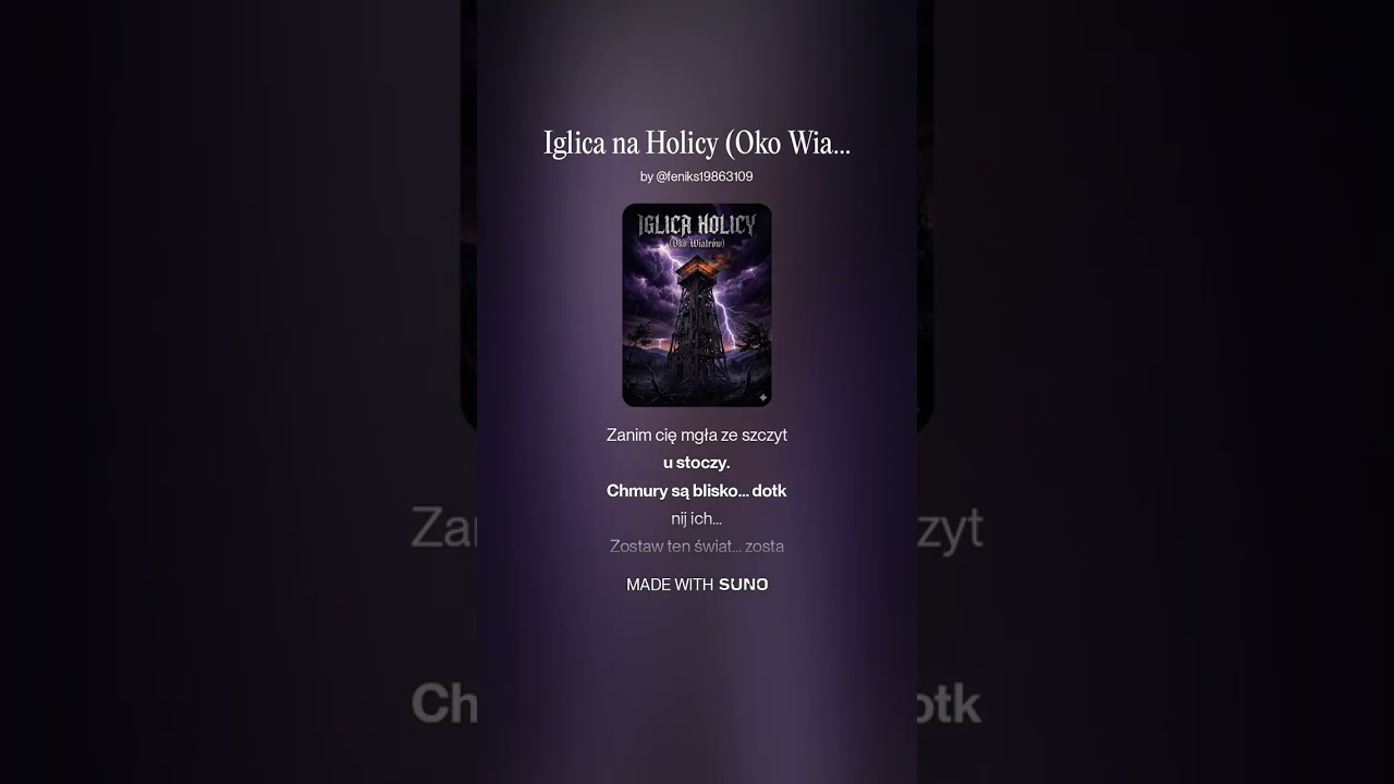 Iglica na Holicy Oko Wiatrów