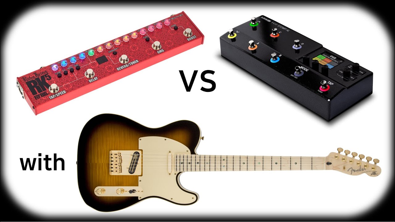 Richie Kotzen Guitar Tone [Line6 HX Stomp vs FLY RIG RK5] with RK telecaster