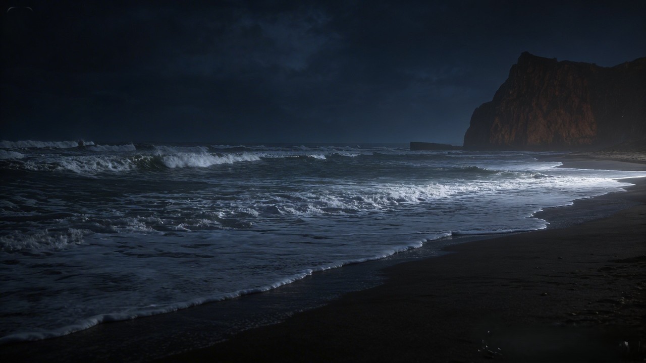 Ocean Waves for Sleeping All Night | Dark Screen, No Music, Insomnia Help