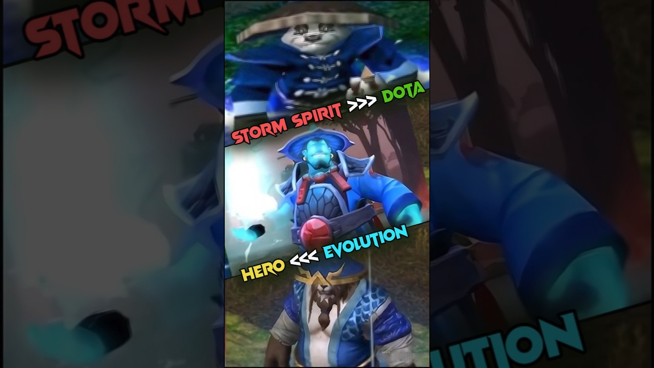 Dota Hero Evolution - Storm Spirit || WC3: Dota vs Dota 2 vs WC3: Reforged