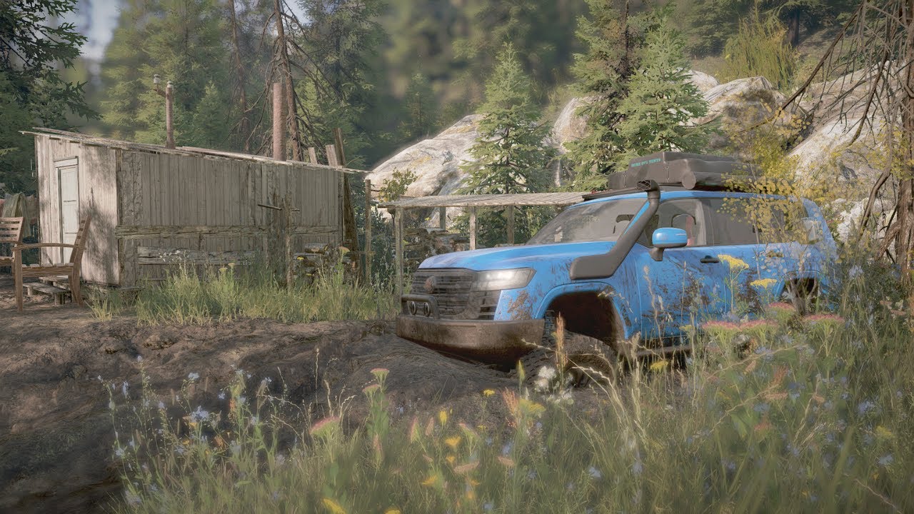 SnowRunner Mod Review | 2024 Toyota Land Cruiser AKA Yoda's EarthRoamer | Collab Mod with BigDubz