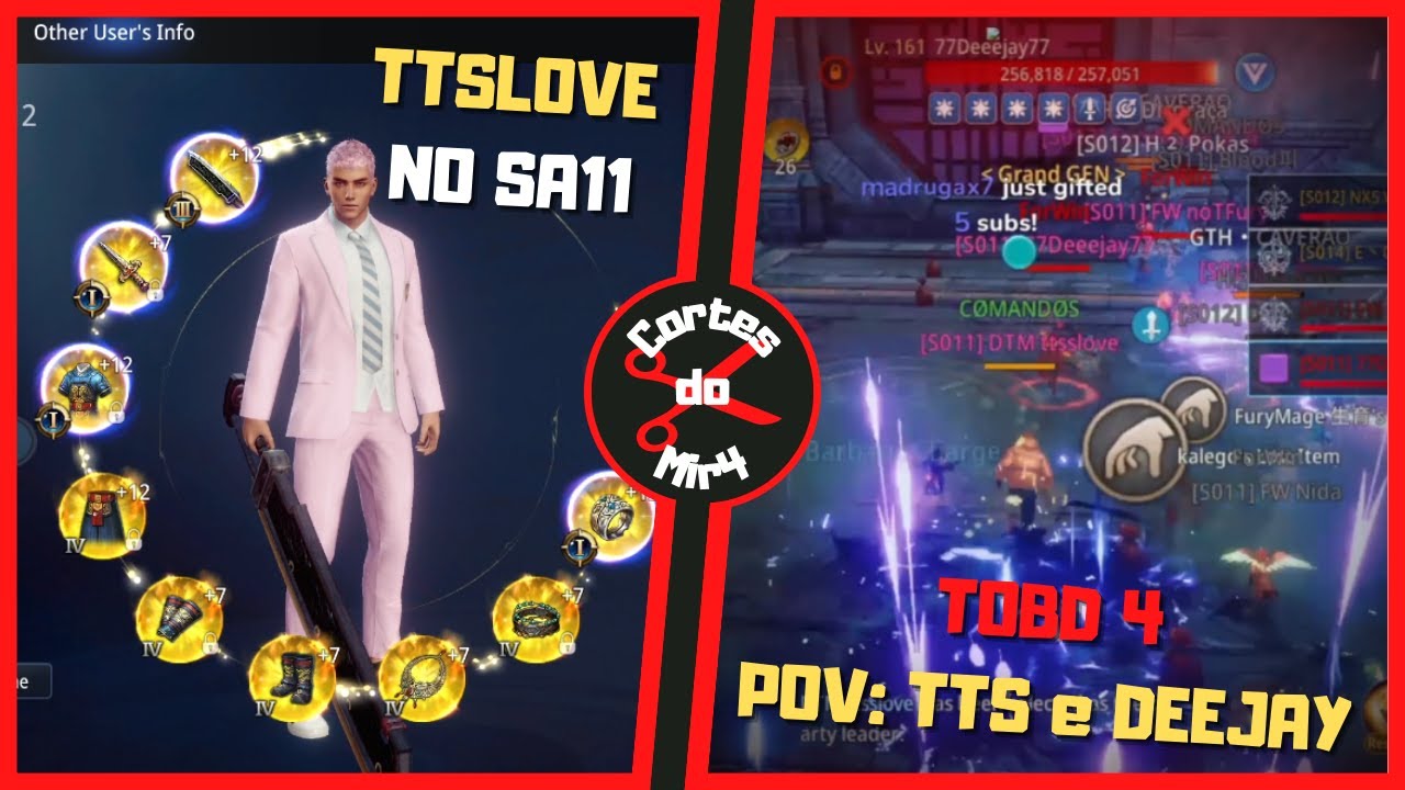 O HOMEM DESCEU PRO SA11 E A TORRE FOI LOUCURA!! Pov: TTSLove & Deejay | MIR4