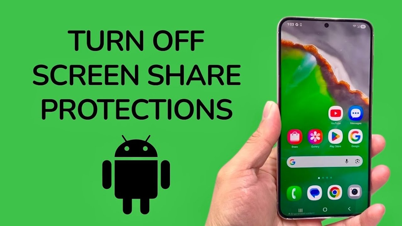 How To Disable Screen Share Protections On Android
