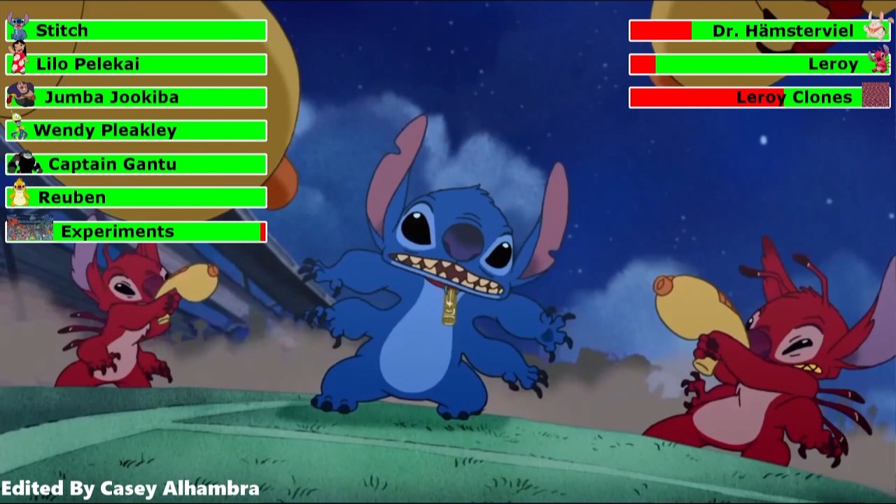 Leroy & Stitch (2006) Final Battle with healthbars 1/2