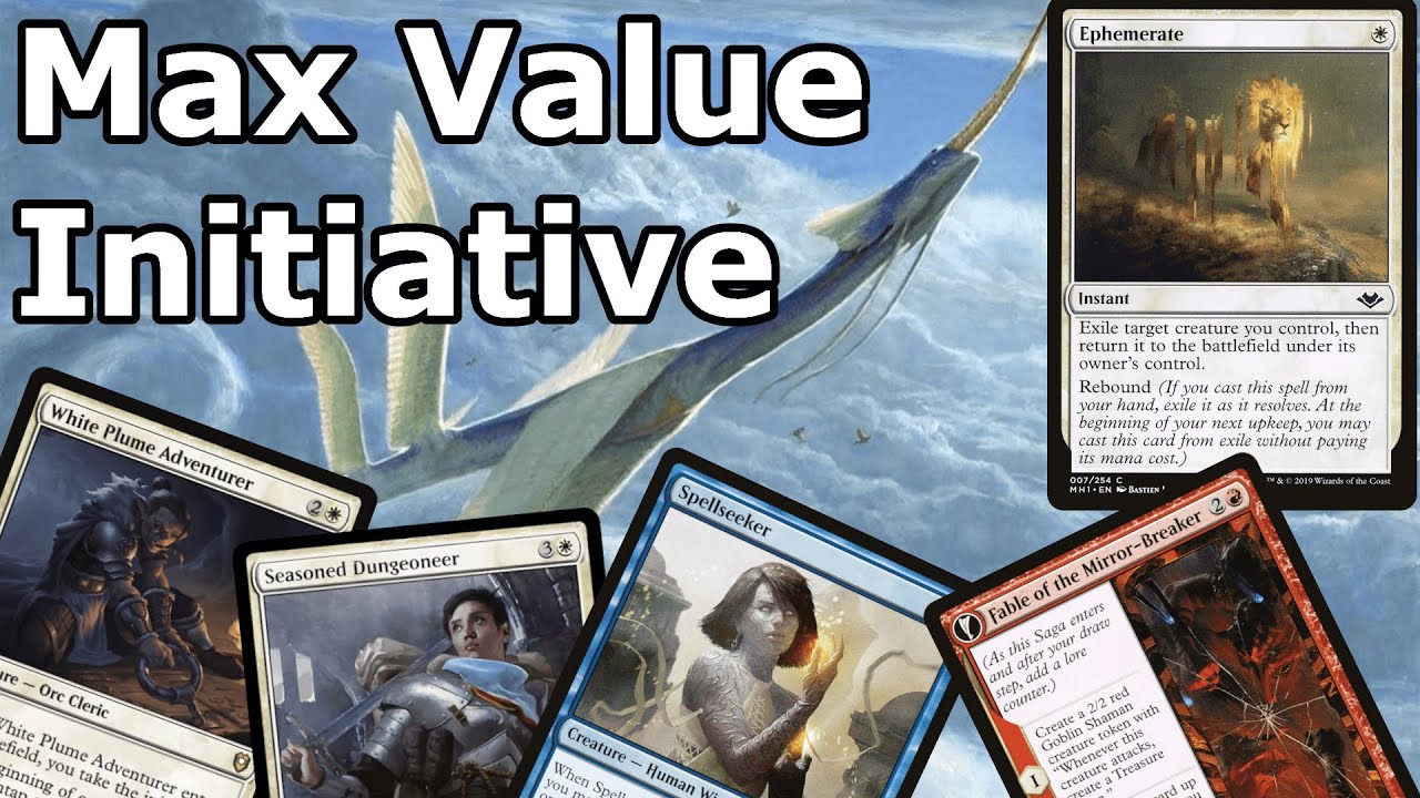 MAXIMUM VALUE!  Yorion Ephemerate Initiative Spellseeker Fable of the Mirror Breaker Control MTG