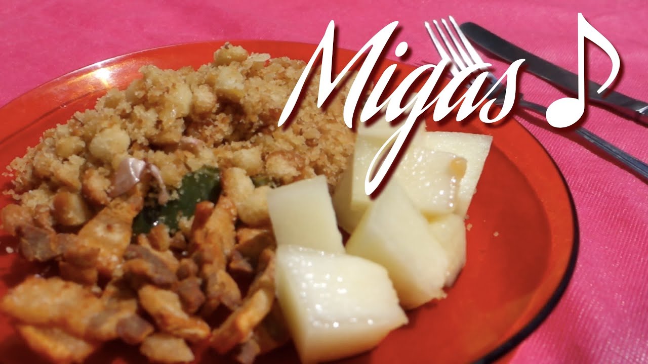 【Migas】スペイン家族が集まればこれ♪王道の家庭料理♪