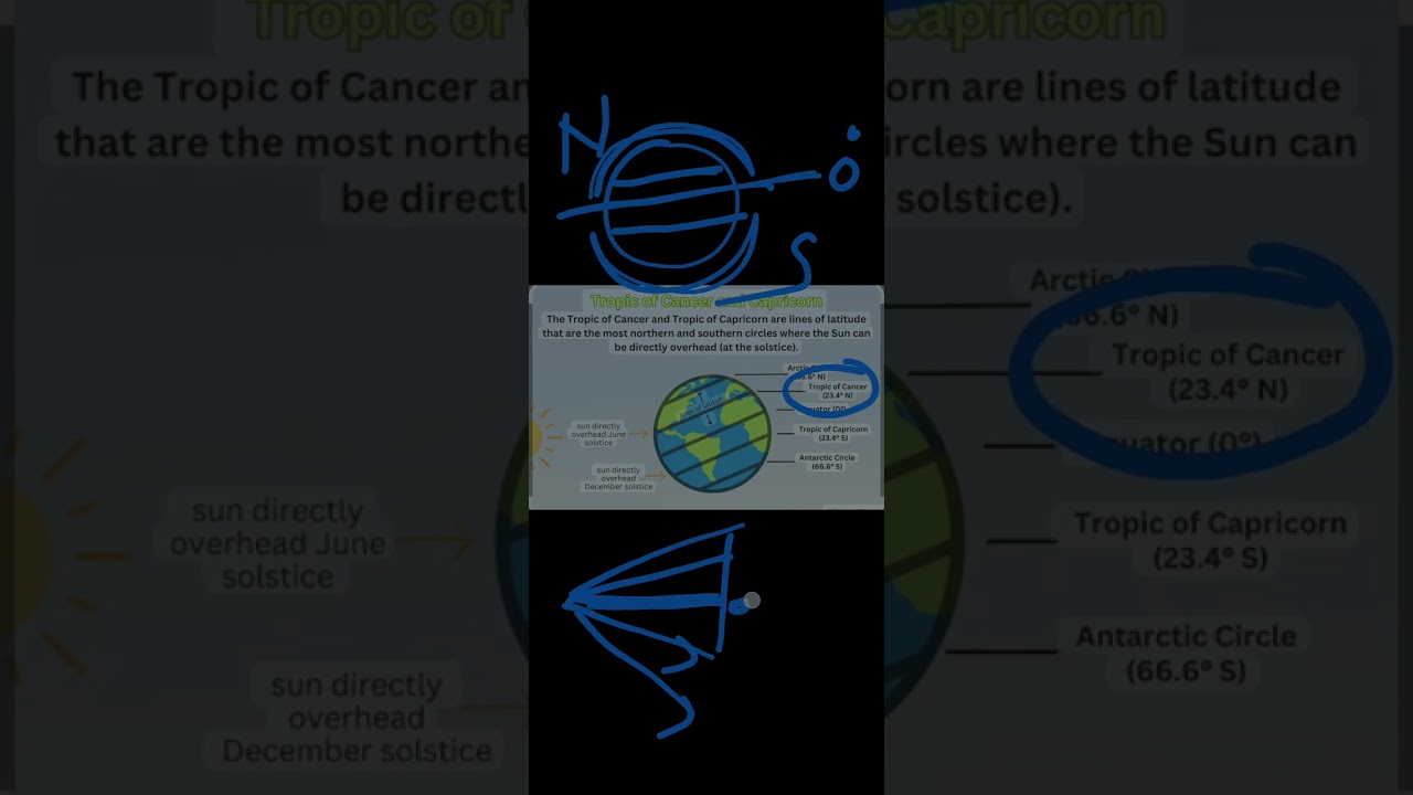 What are Latitude lines?  #earth #equator #longitudinallines #tropicofcancer #tropicofcapricone 