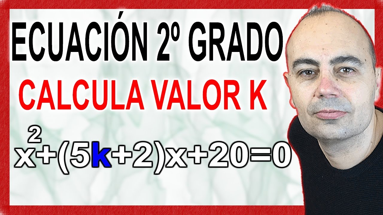 Calcula K en Ecuación 2º 📐  Raíces con Diferencia 8