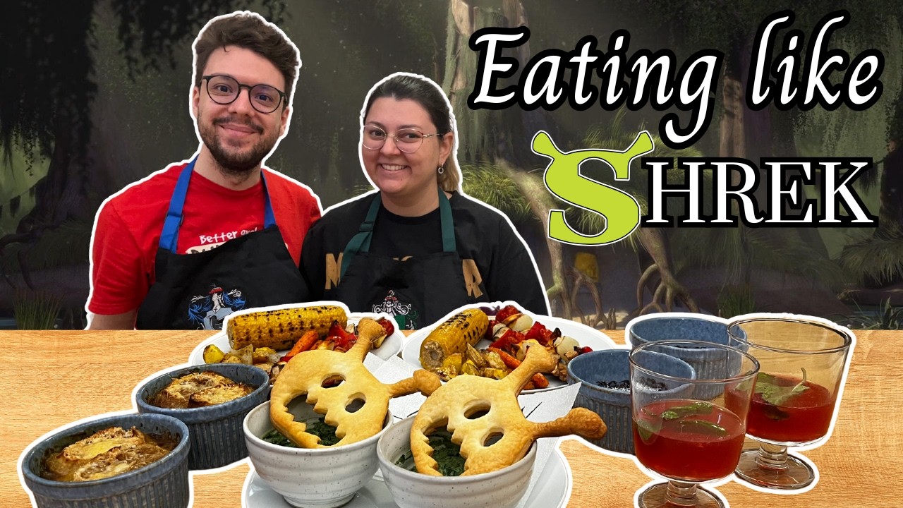 We ate like Shrek for 24 hours | BEST 5 Shrek-Inspired Meals