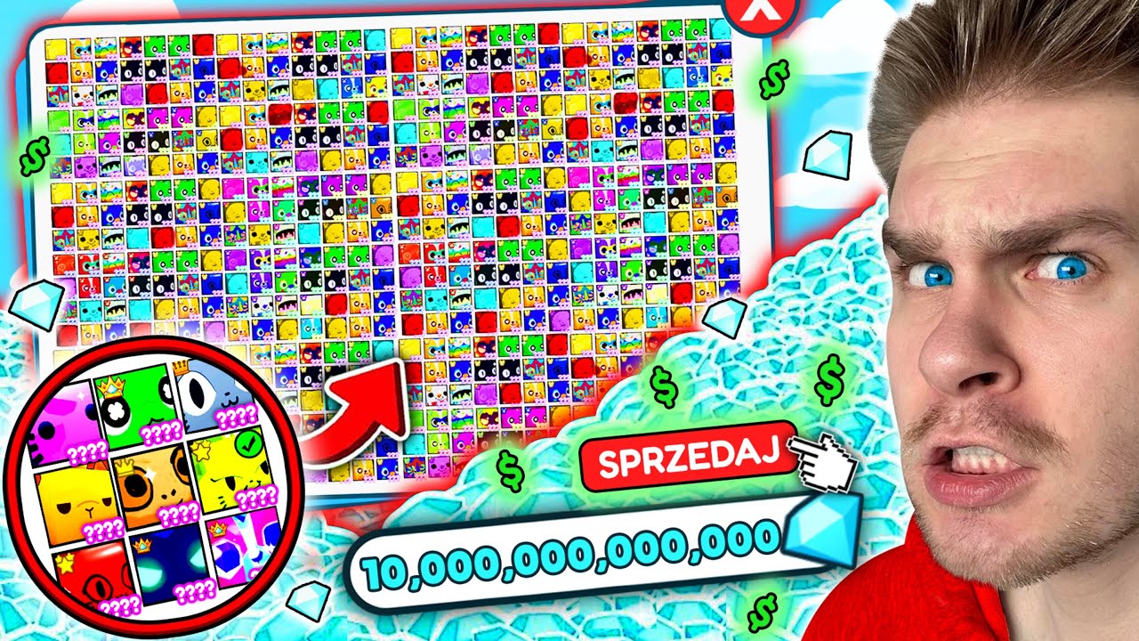 Zarobiłem ⚠️ *2,5 TRILIONA* 💎 w 1H bo ⏰ SPRZEDAŁEM (500+ PETÓW) 🤑 i KUPIŁEM TO… w PET SIMULATOR X!