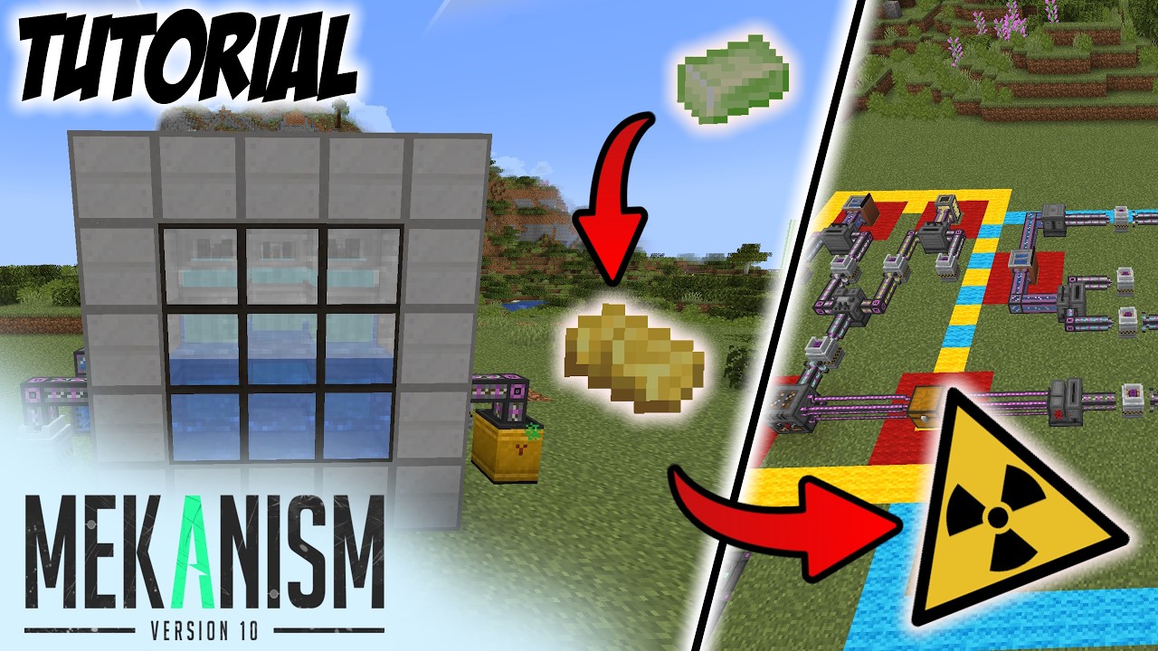 Fission Reaktor + Kernbrennstoff Tutorial 🔥☢⚡ || Mekanism – Minecraft 1.20.1