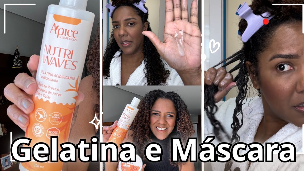 NUTRI WAVES - Gelatina acidificante e Máscara