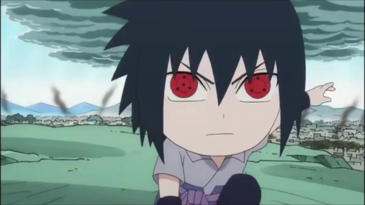 Naruto SD Sasuke vs Lee and Naruto