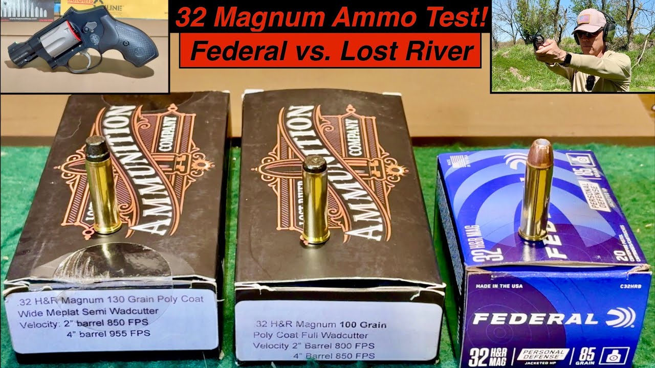 Тест патронов 32 Magnum: Federal против Lost River