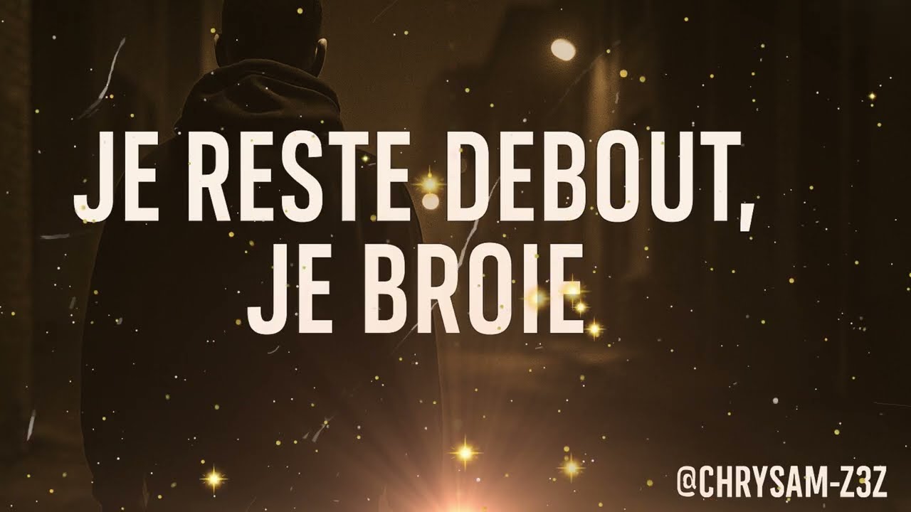 Je Reste Debout, Je Broie #RapConscient #MusiqueUrbaine #Rap2025 #RapIndépendant