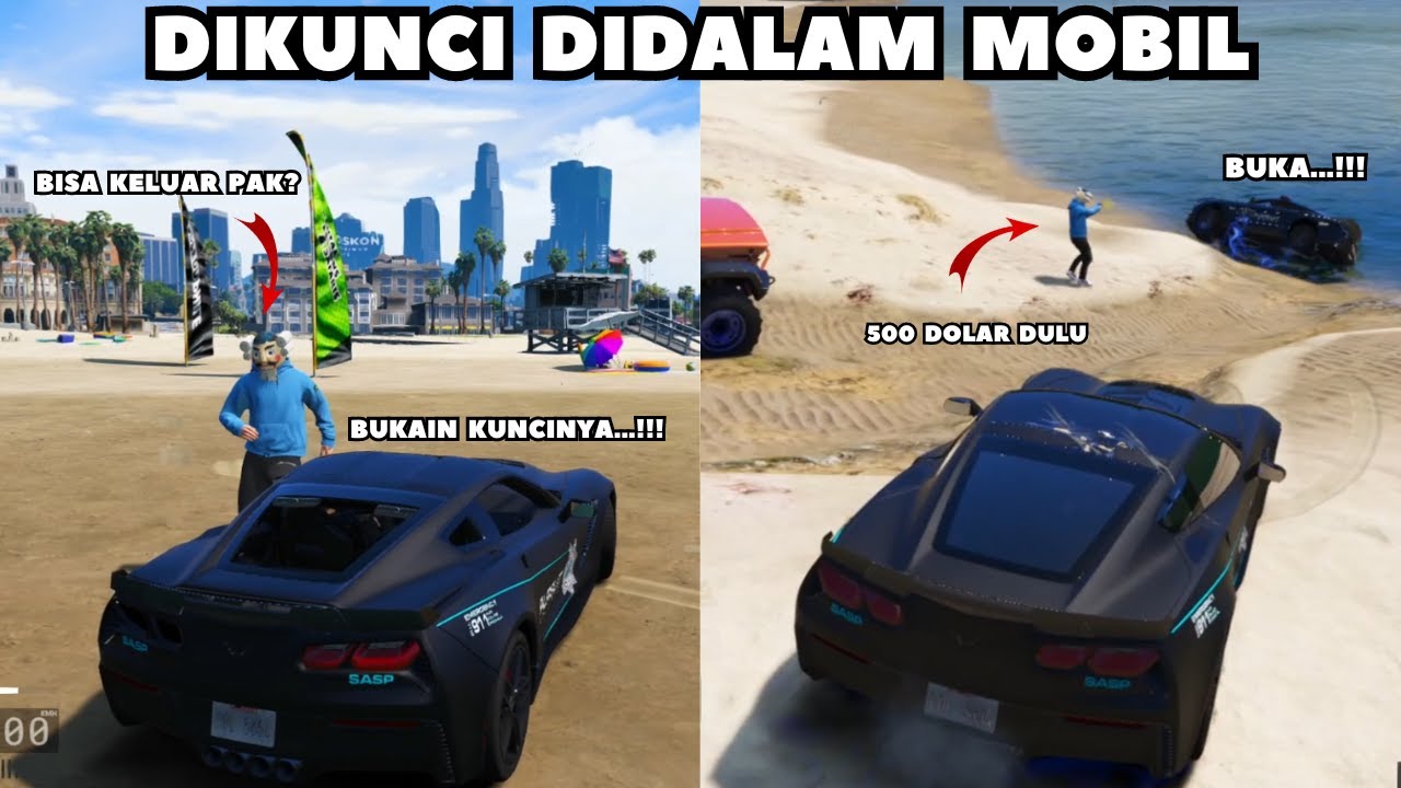 YANTO KUNCI WARGA DIKENDARAAN...!!! - GTA V ROLEPLAY