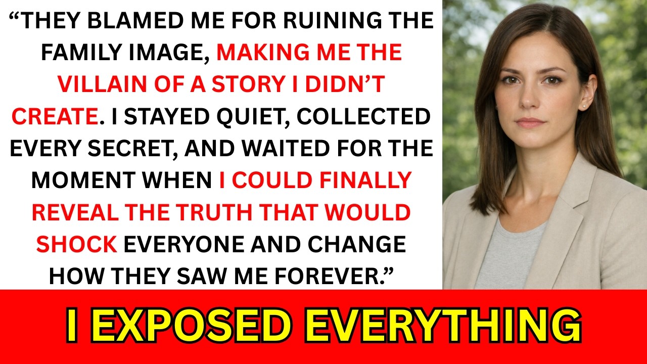 My Parents Blamed Me for Ruining the Family Image — I Showed Everyone the Real Story ....