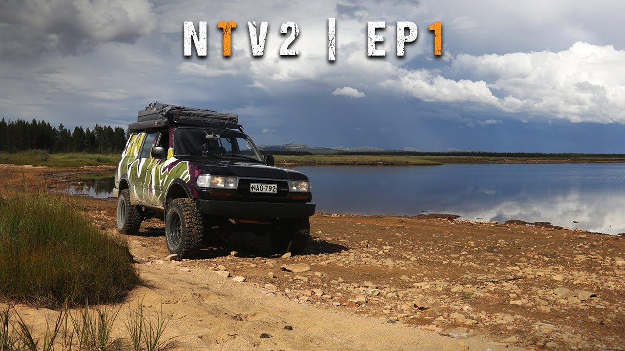 Niekka, Lokka-järven hiekkaranta ja Lapin mahtava maisemat! | Land Cruiser 80 overland-seikkailu