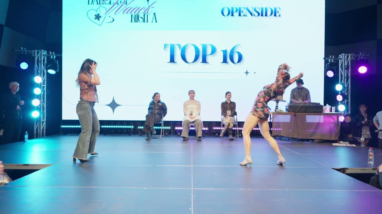 Dance the night a waack vol.1開放組16強 Kivi vs Shanna