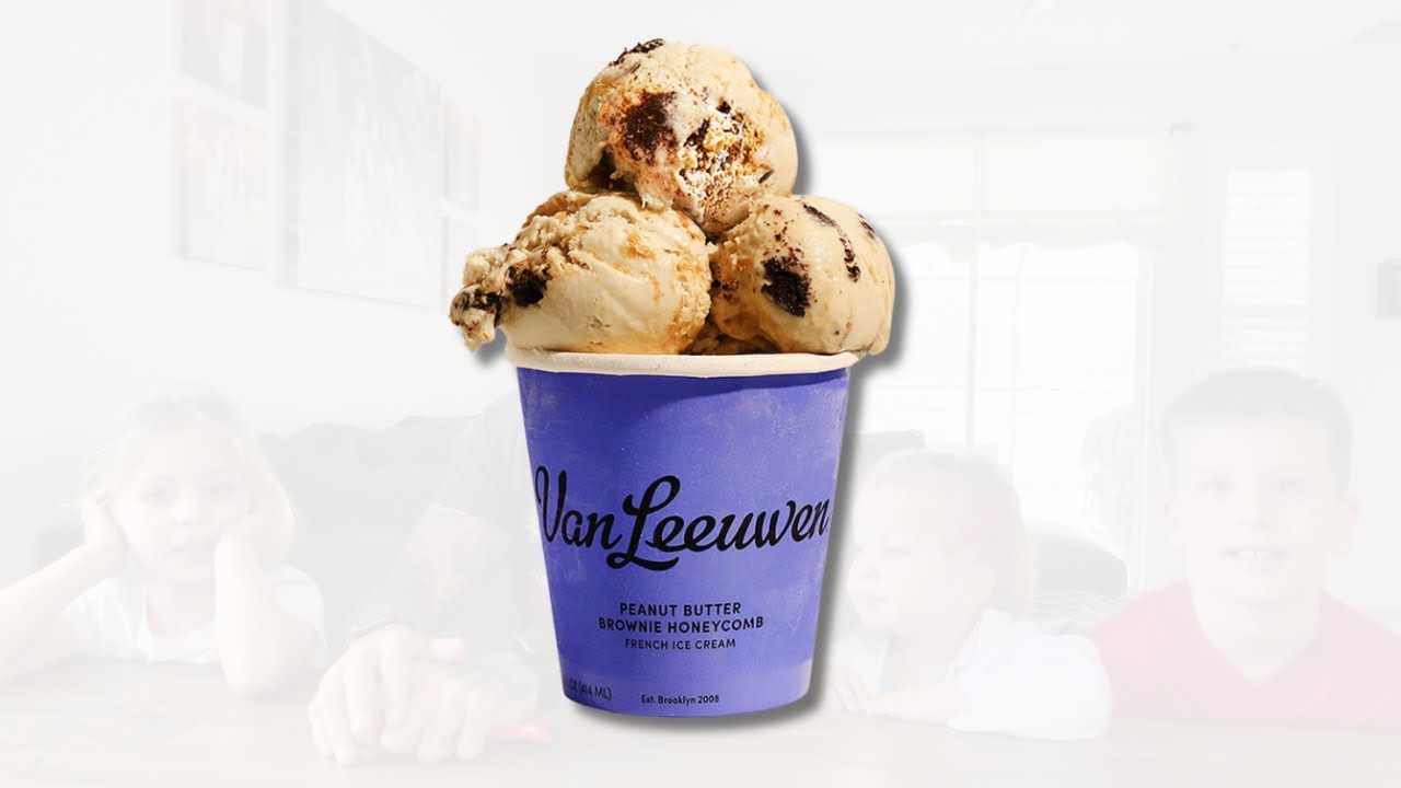 Ice Cream Review: Van Leeuwen Peanut Butter Brownie Honeycomb!