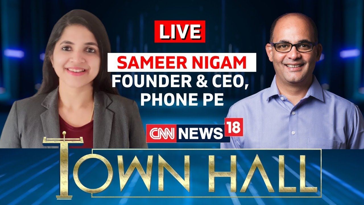 News18 Town Hall Bengaluru LIVE | Phone Pe Founder & CEO Sameer Nigam Live & Exclusive | News18 Live