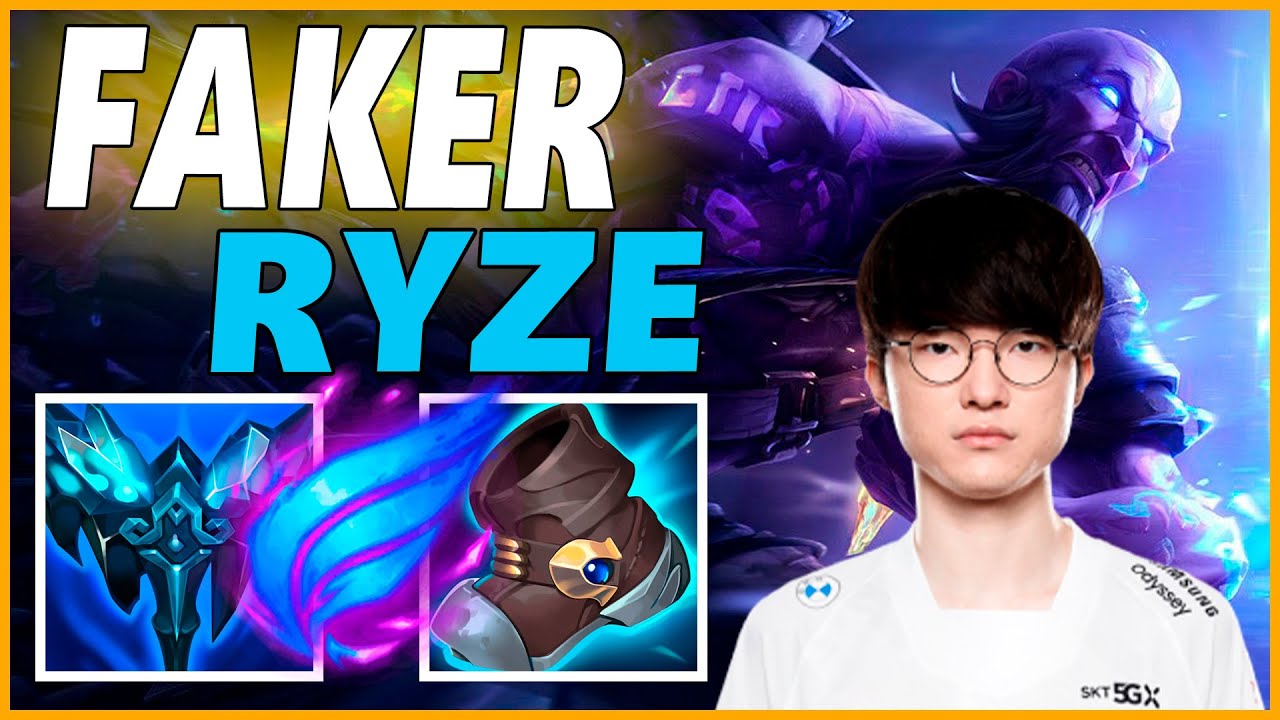 ⚡FAKER RYZE MID GAMEPLAY⚡SEASON 12 LEAGUE OF LEGENDS