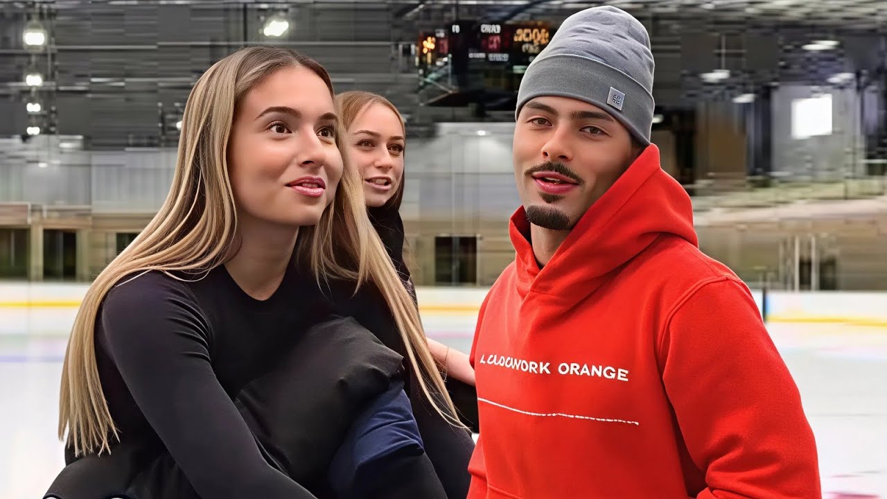 Braeden On The Ice With Two Baddies As His Coaches!