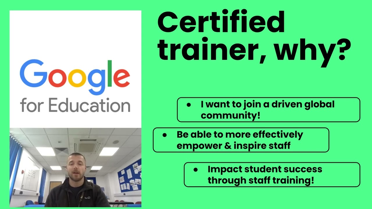 Jake Murphy Google Trainer Application Video