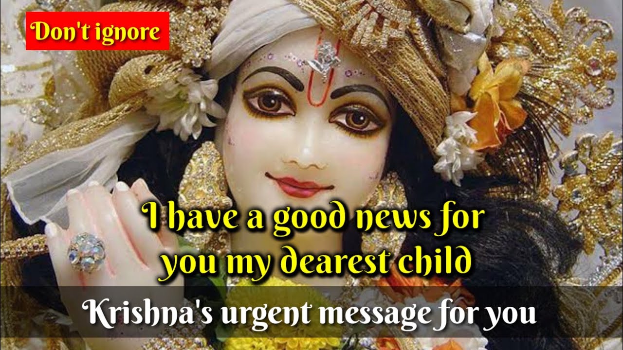 I have a good news for you my dearest child | Don't ignore | God Positivity