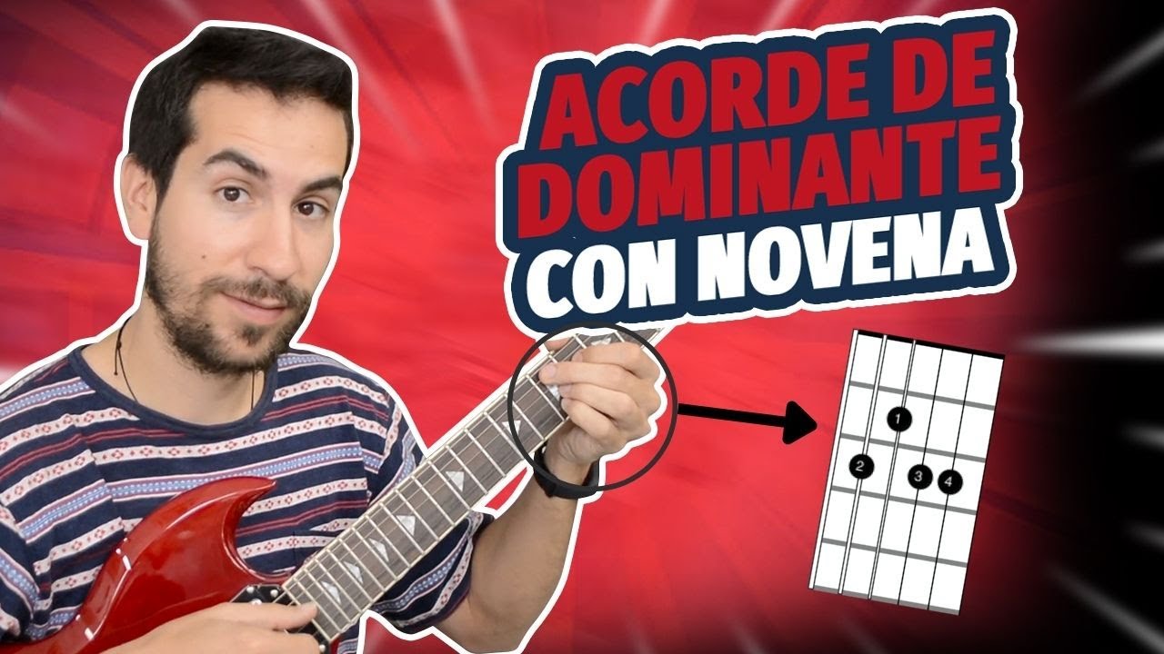 Acorde de Novena DOMINANTE en Guitarra