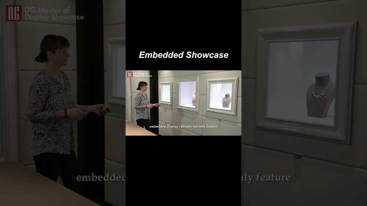 Introduction to fashionable built-in jewelry display cabinets 