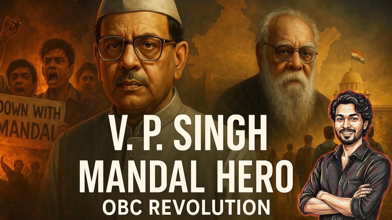 V. P. Singh - The Mandal Hero | OBC Rights & Social Justice | 97 Percent