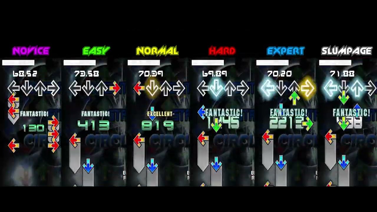 [NotITG] Mawaru 2: The Revenge - All Difficulty Comparison (3/5/9/11/13/14)