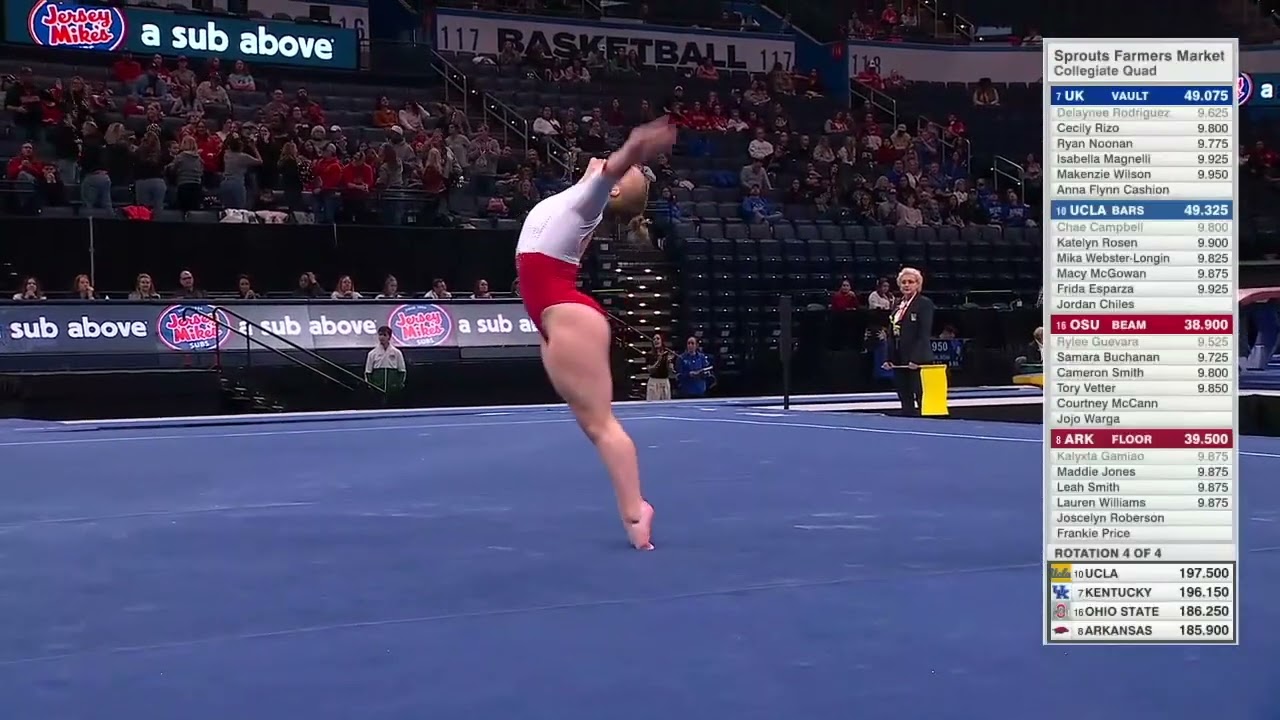 Joscelyn Roberson 9.95 Floor Arkansas @ Sprouts Collegiate Quad 1-11-25