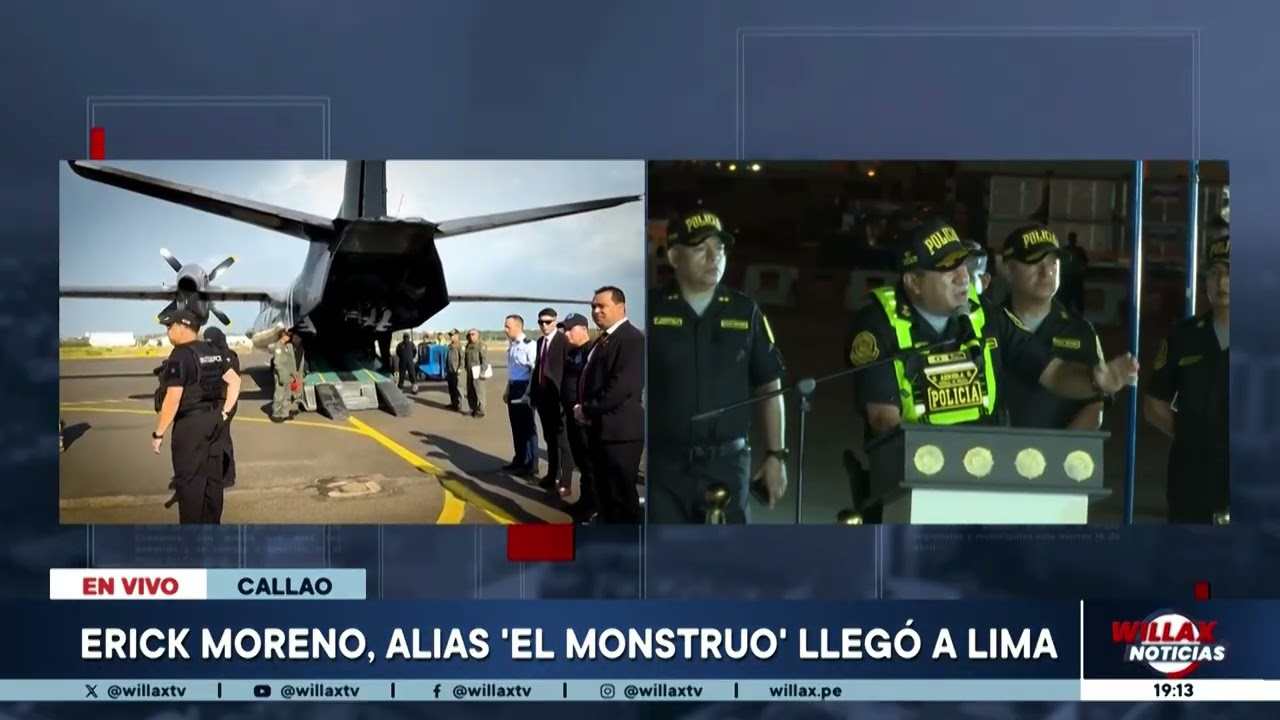 Willax Noticias - ENE 28 - ERICK MORENO, ALIAS ‘EL MONSTRUO’ LLEGÓ A LIMA| Willax