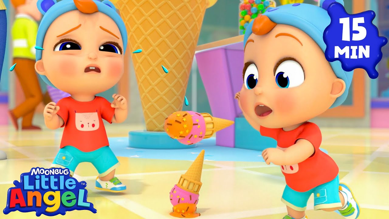 Oopsy! Baby Tries At The Mall 😭 Trip To The Mall | Little Angel Kids Songs | Bingo and Baby John